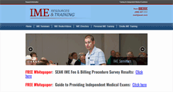 Desktop Screenshot of independentmedicalexamtraining.com